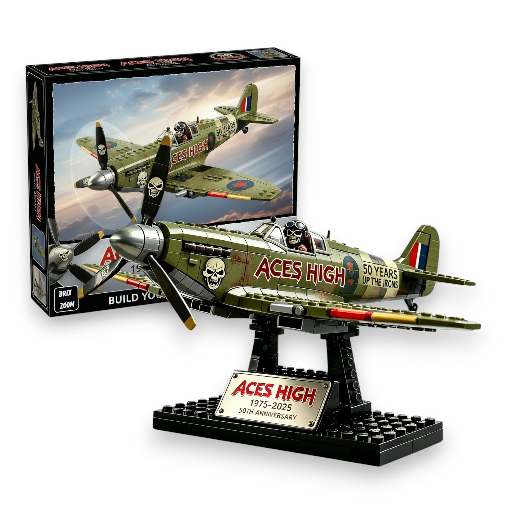 Heavy Metal 50th Anniversary Limited Edition Fighter Aircraft Brick Set✈️🔥