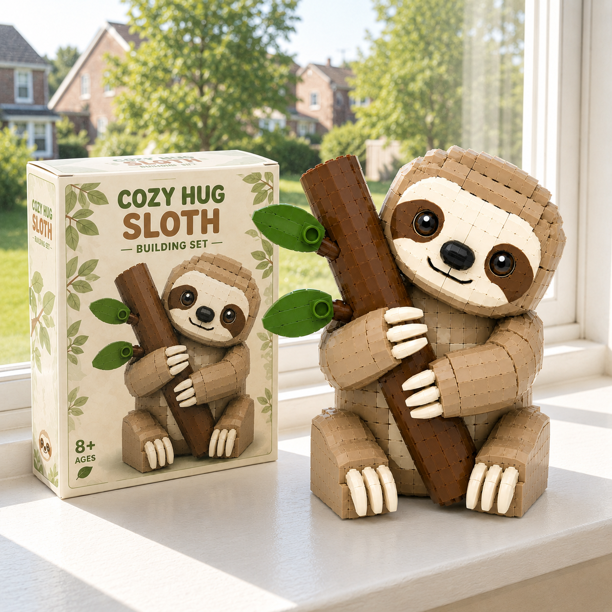 🦥 Cozy Hug Sloth Building Set 🌿
