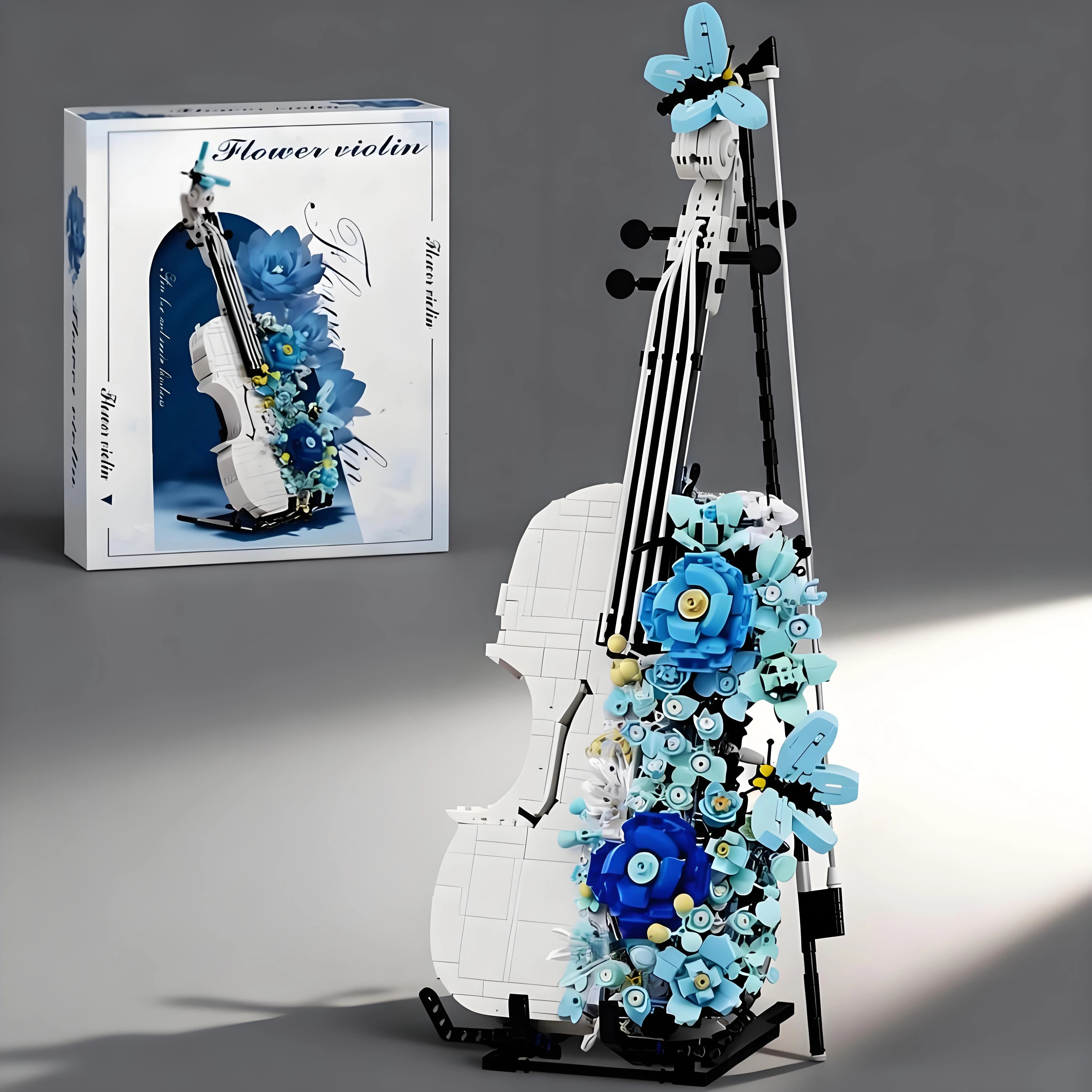 💙 Frosted Bloom Violin Block Set