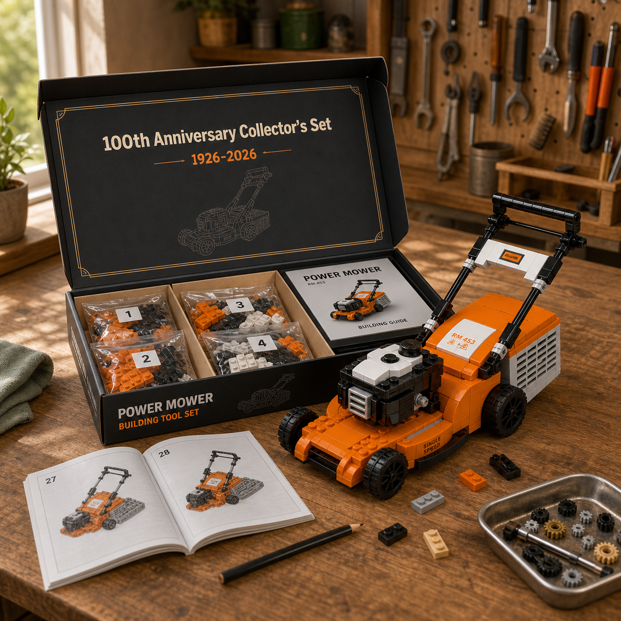 100th Anniversary Heritage Power Mower Brick Set – Collector Edition (1926–2026)