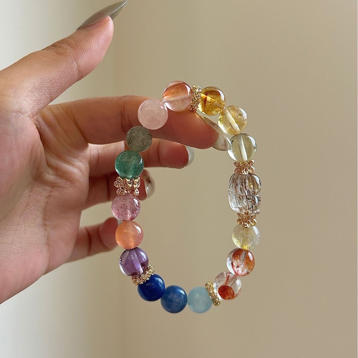 Colorful Ghost Crystal Bracelet
