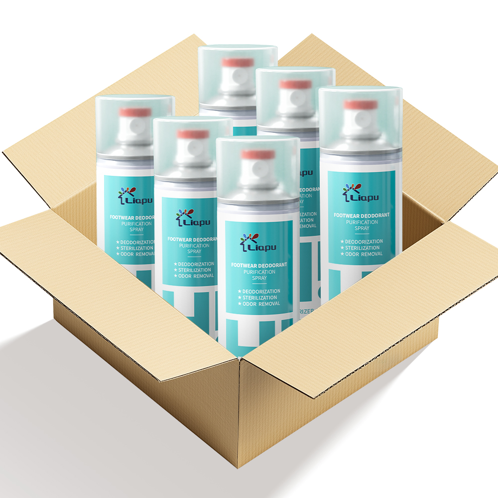 Liapu Footwear Deodorant 260ml Shoe & Sock Purification Spray Anti-Odor Antibacterial for Freshness Hygiene Bedroom Use