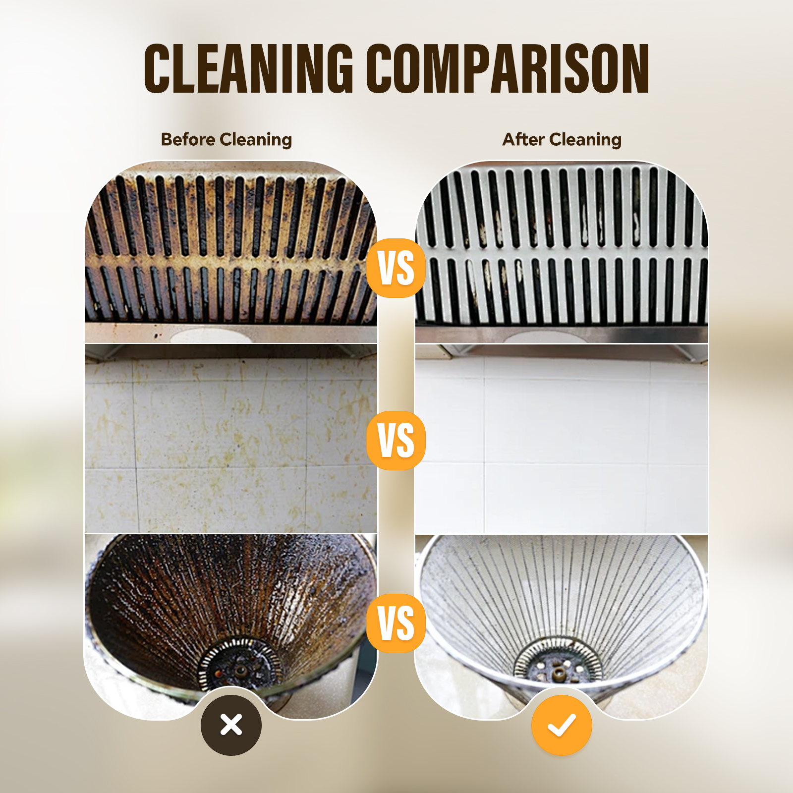 Liapu Multipurpose Grease Remover 500ML Spray for Kitchen Stove Tops Range Hoods Safe Daily Use Liquid Cleaner with Lemon Scent - Household