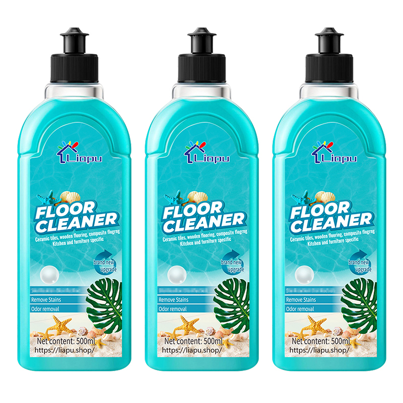 Liapu Floor Cleaner Highly Scented Mop Soap Concentrated Formula Household Cleaning Disinfectant Quick Drying Antibacterial Detergent for Wooden Marble Tile Floors