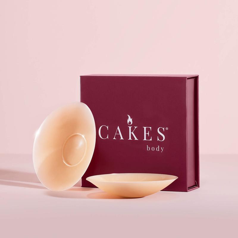 Buy One Get One Free CAKES Body Sticky CAKES Circles Non-Toxic Silicone Medical-Grade Adhesive Adhesive-Free Nip Nook Reusable for 10 Wears Seamless Coverage Womenswear Bra
