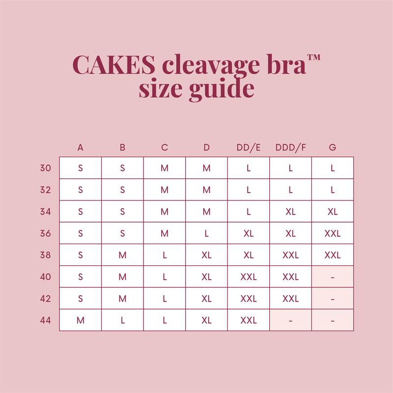 Buy One Get One Free CAKES Body Cleavage Bra™ - Seamless Sculpting Bra with Silicone Cups for Full Cleavage Reusable Matte Finish Ideal for Strapless & Backless Tops Womenswear Basic