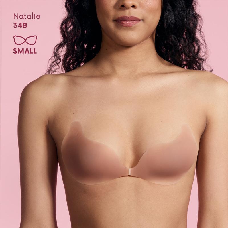 Buy One Get One Free CAKES Body Cleavage Bra™ - Seamless Sculpting Bra with Silicone Cups for Full Cleavage Reusable Matte Finish Ideal for Strapless & Backless Tops Womenswear Basic