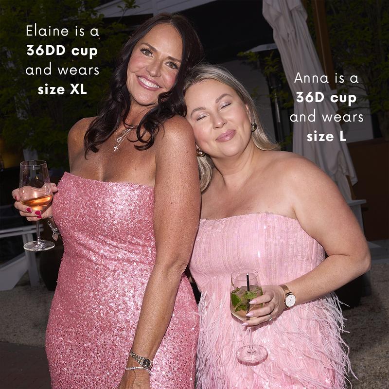 Buy One Get One Free CAKES Body Cleavage Bra™ - Seamless Sculpting Bra with Silicone Cups for Full Cleavage Reusable Matte Finish Ideal for Strapless & Backless Tops Womenswear Basic