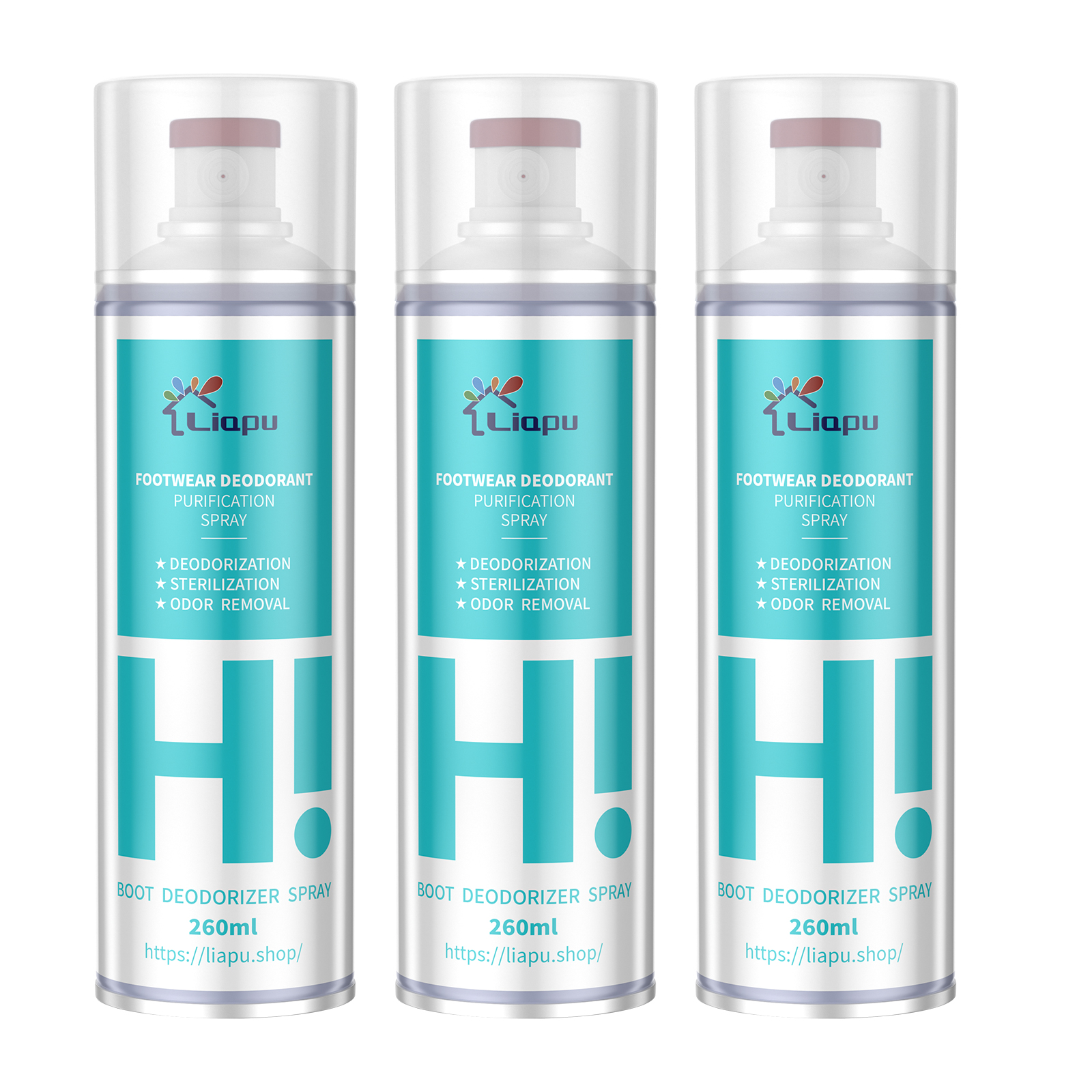 Liapu Footwear Deodorant 260ml Shoe & Sock Purification Spray Anti-Odor Antibacterial for Freshness Hygiene Bedroom Use