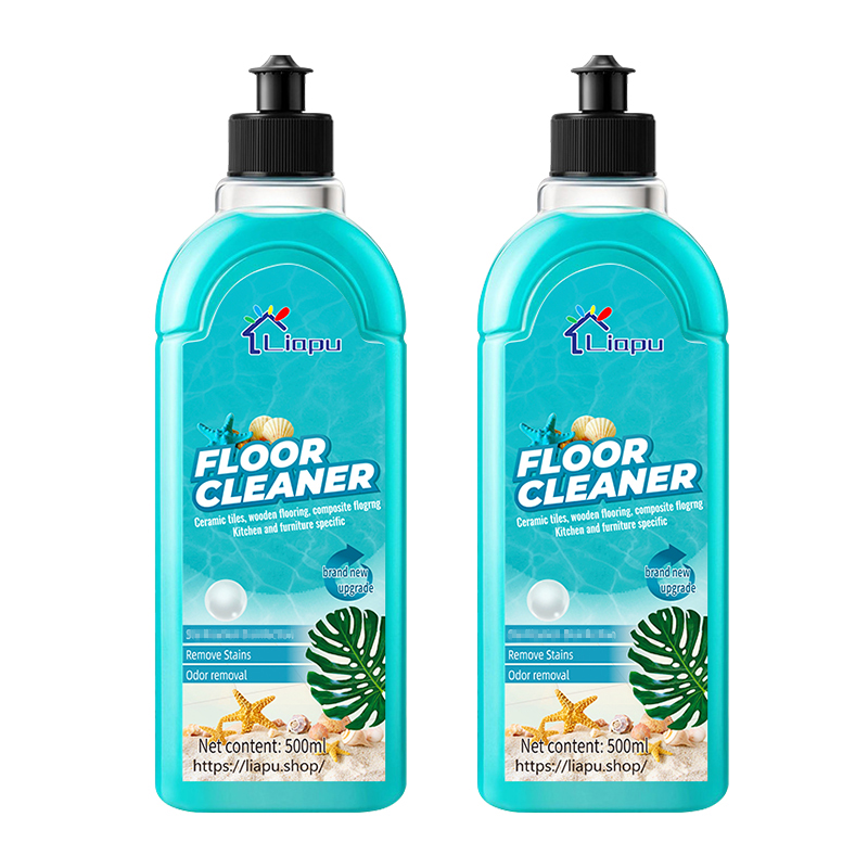 Liapu Floor Cleaner Highly Scented Mop Soap Concentrated Formula Household Cleaning Disinfectant Quick Drying Antibacterial Detergent for Wooden Marble Tile Floors