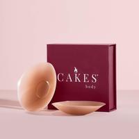 Buy One Get One Free CAKES Body Sticky CAKES Circles Non-Toxic Silicone Medical-Grade Adhesive Adhesive-Free Nip Nook Reusable for 10 Wears Seamless Coverage Womenswear Bra