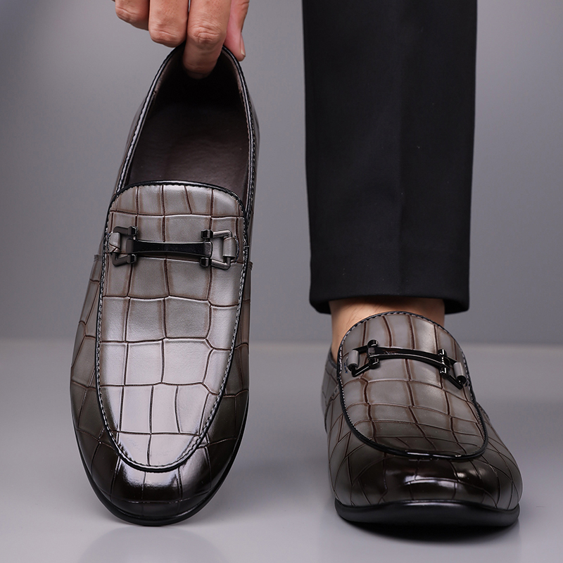 Men's Fashion Calfskin Leather Shoes