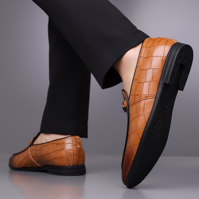 Men's Fashion Calfskin Leather Shoes