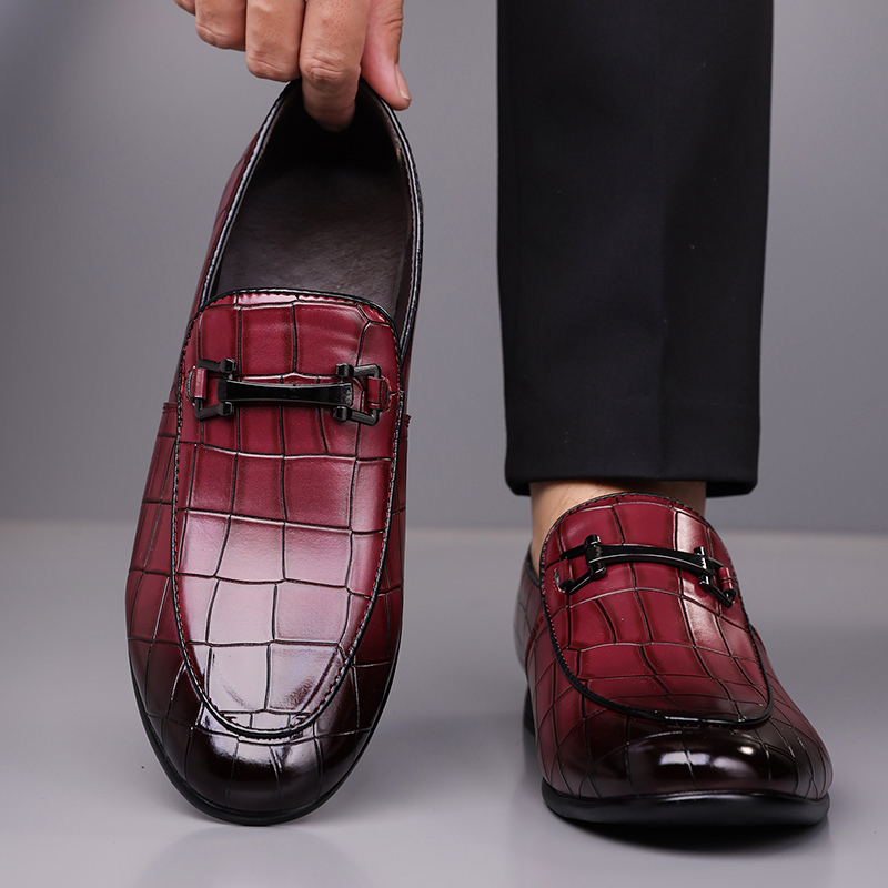 Men's Fashion Calfskin Leather Shoes