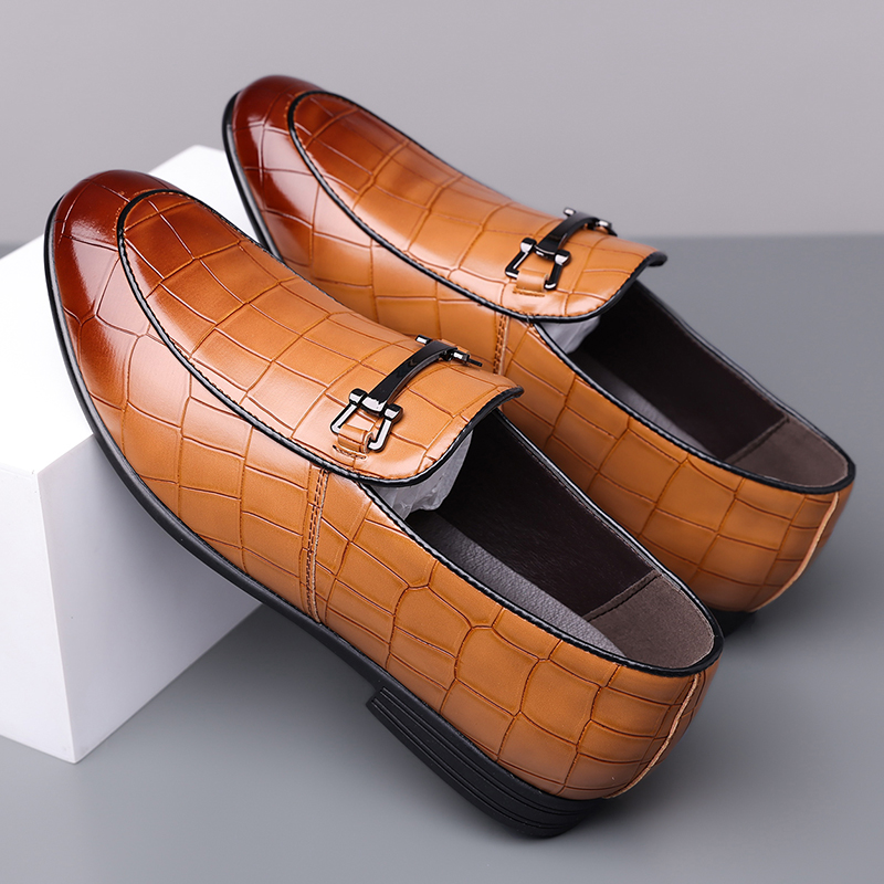 Men's Fashion Calfskin Leather Shoes