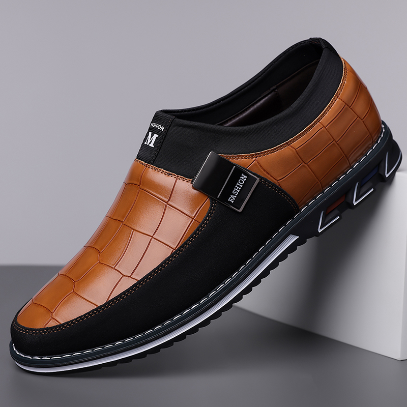 Men's Fashion Calfskin Leather Shoes