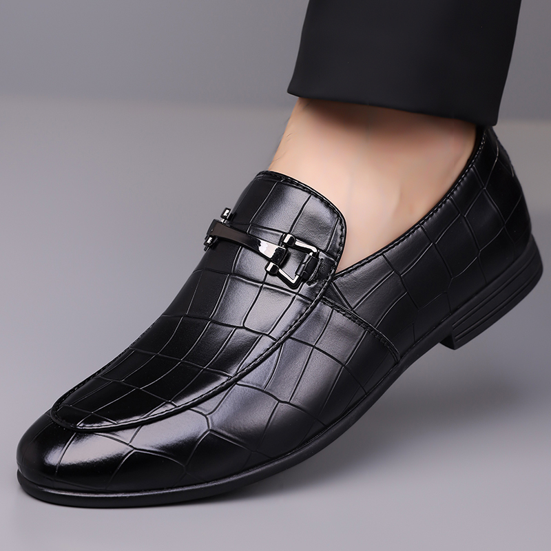 Men's Fashion Calfskin Leather Shoes