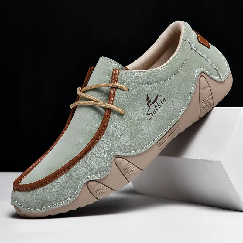 Heren Lichtgewicht en Comfortabele Dagelijkse Slip-On Orthopedische Loafers met Boogondersteuning