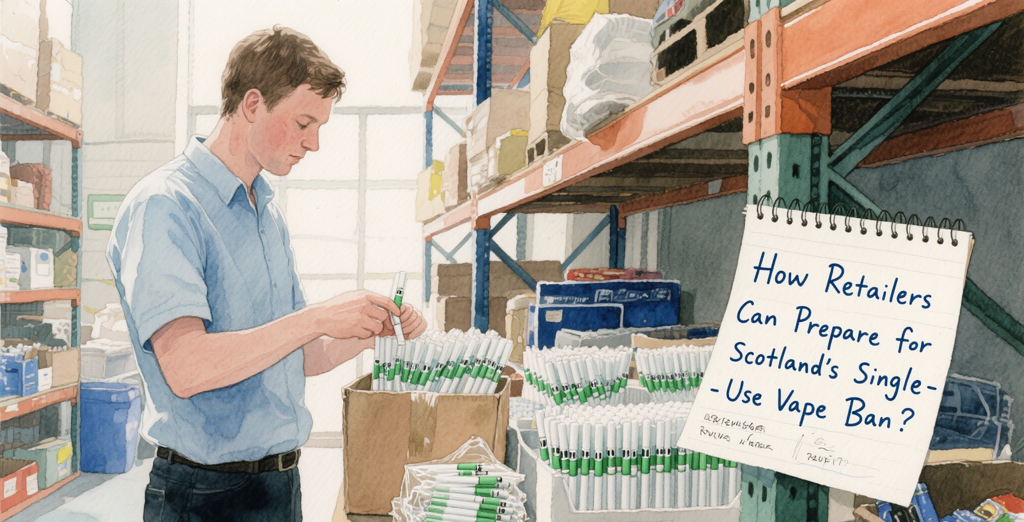 How Retailers Can Prepare for Scotland's Single-Use Vape Ban