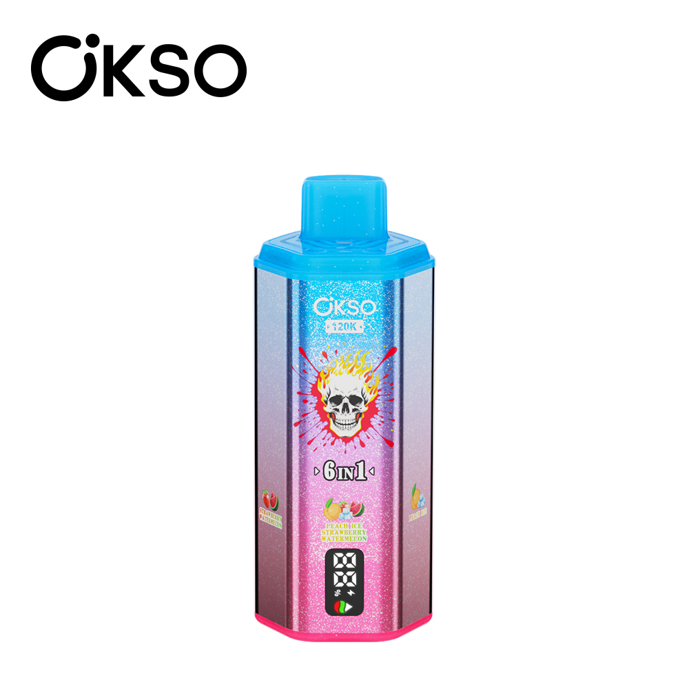OKSO 120K Puffs 6 in 1 disposable vape