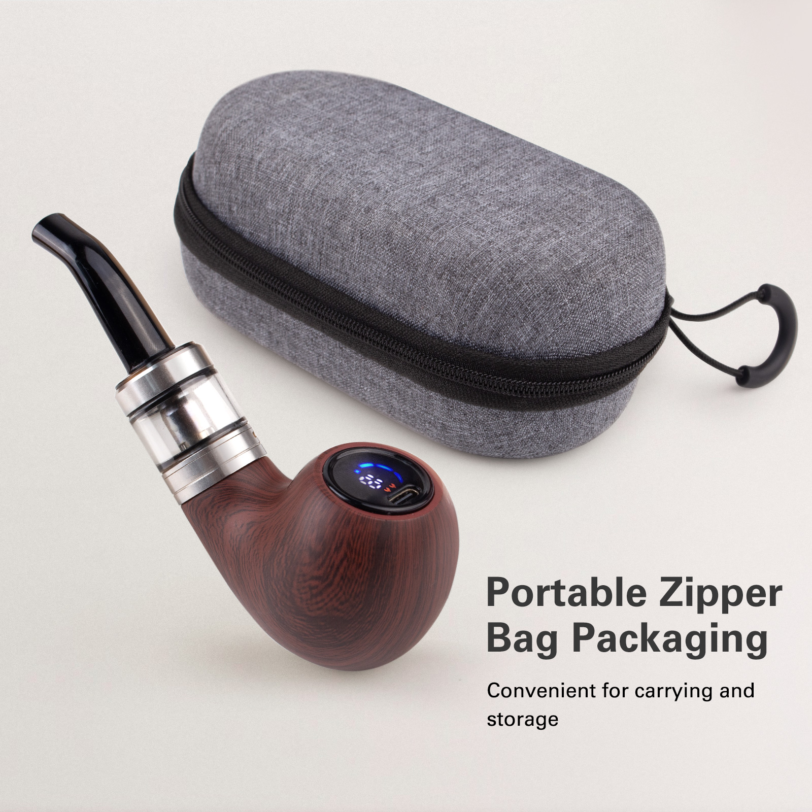 Kamry P6 Classical E Pipe, Rechargeable 1400mah