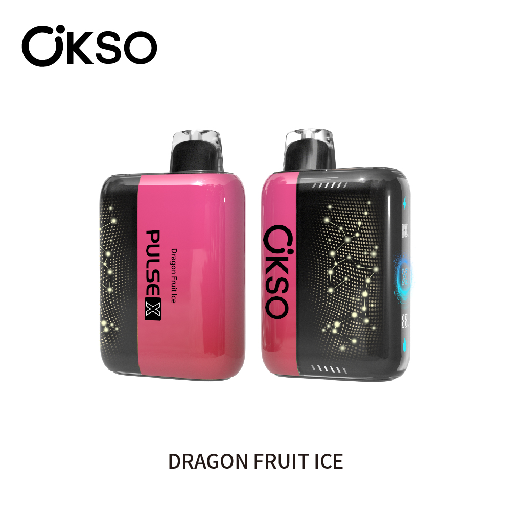OKSO  25K Puffs PULSE X 3D Curved LED Screen Rechargeable Disposable Vape