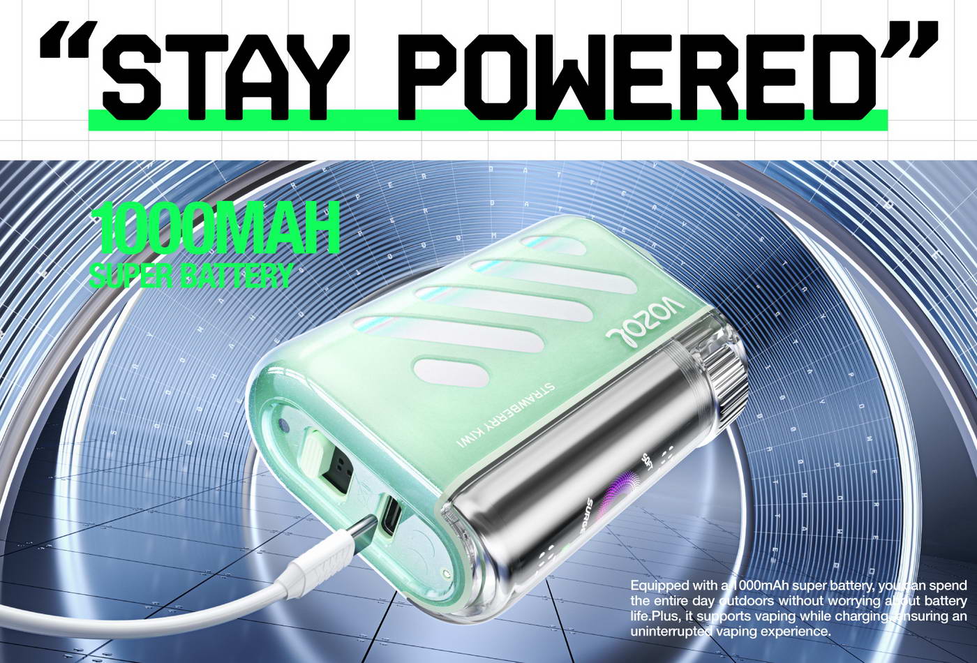 Vozol Vista 40000 Vape Kit | 1000mAh Battery | 20 Flavours