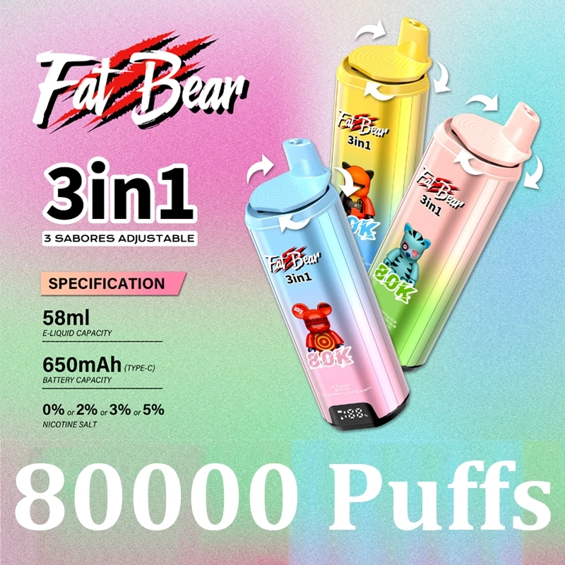 Fat Bear Triple 3 in 1 80000 Puffs Disposable Vape