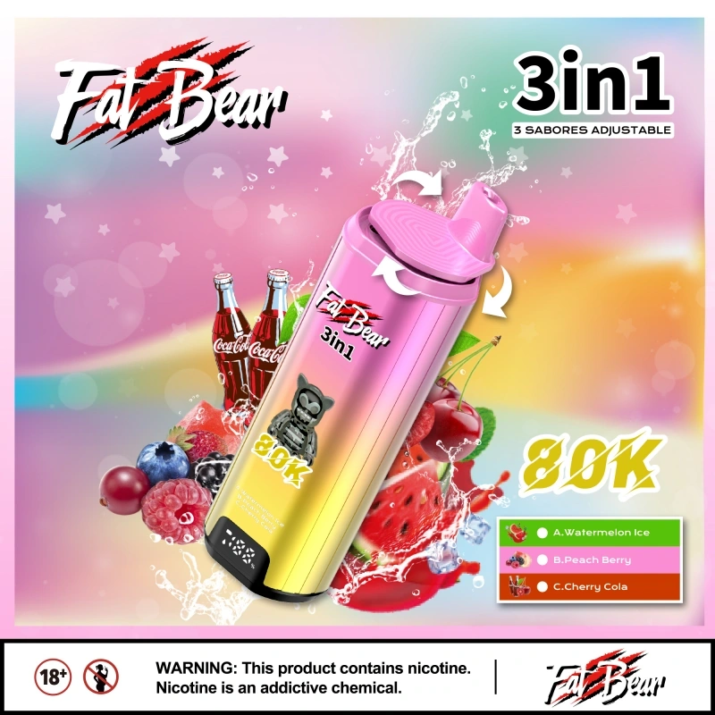Fat Bear Triple 3 in 1 80000 Puffs Disposable Vape