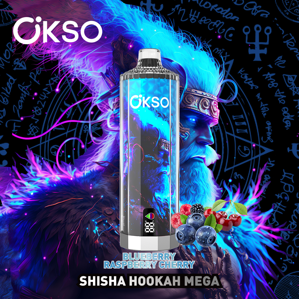 OKsO Shisha Hookahmega 50k Disposable Vape 50000 Puffs Triple Mesh Coil