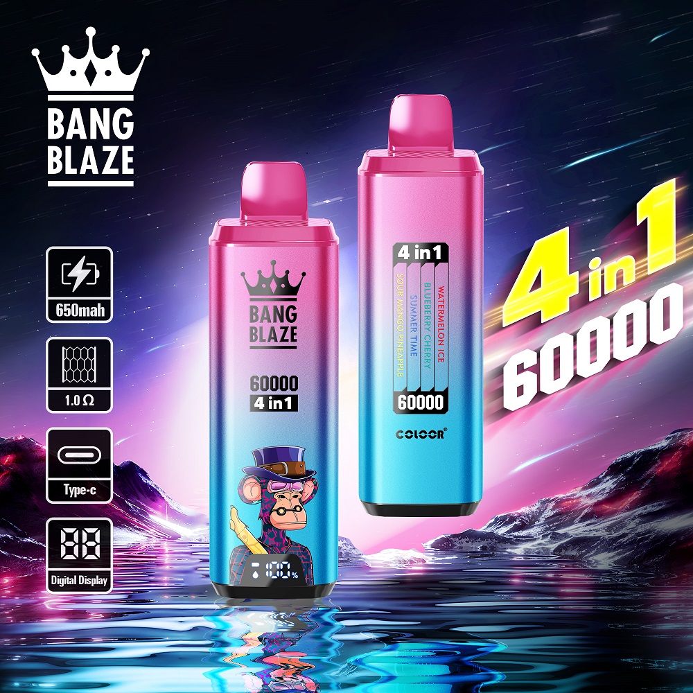 Bang Blaze 60000 Puffs Disposable Vape 4 in 1 Flavor