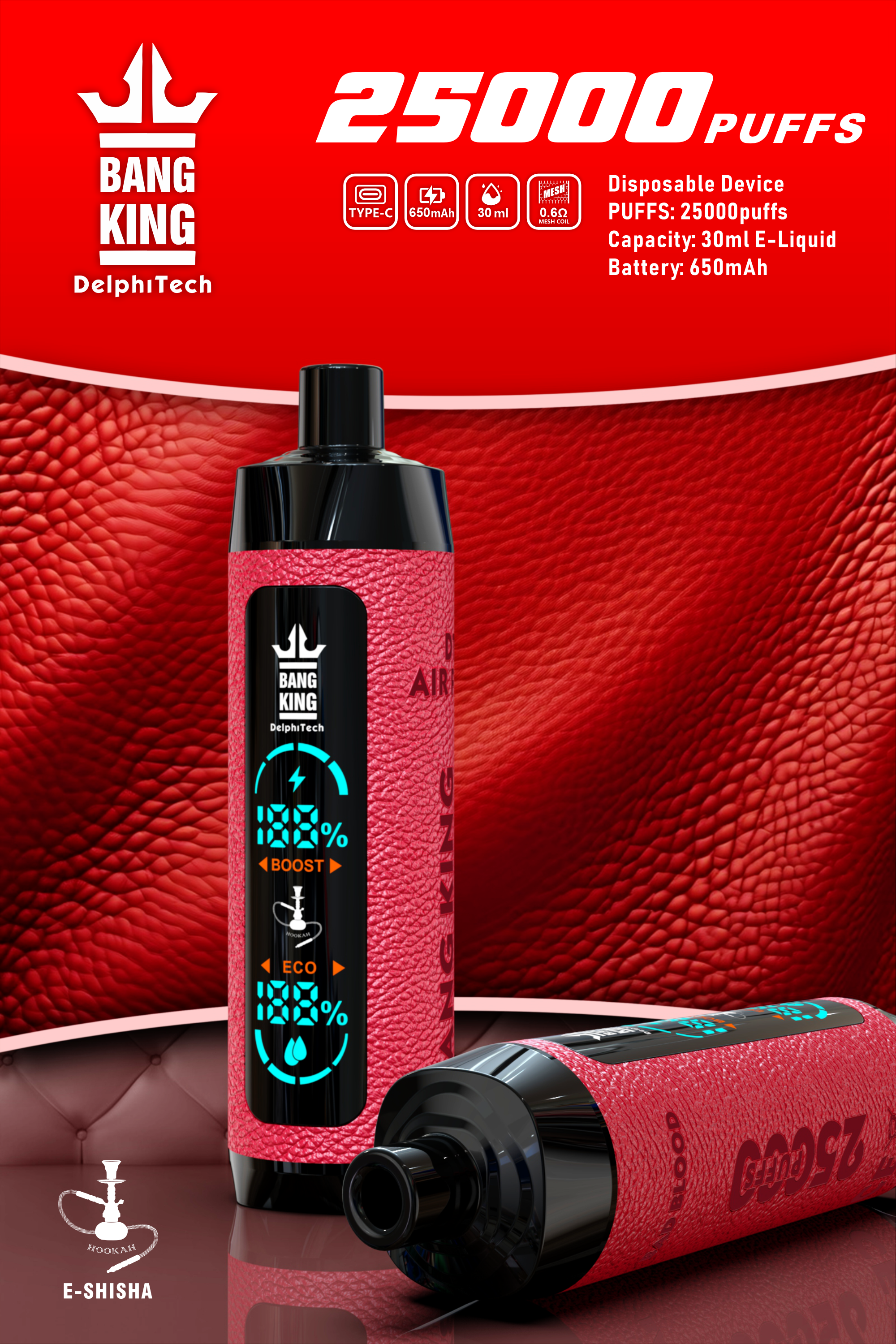 Bang King 25000 Puffs Disposable Vape