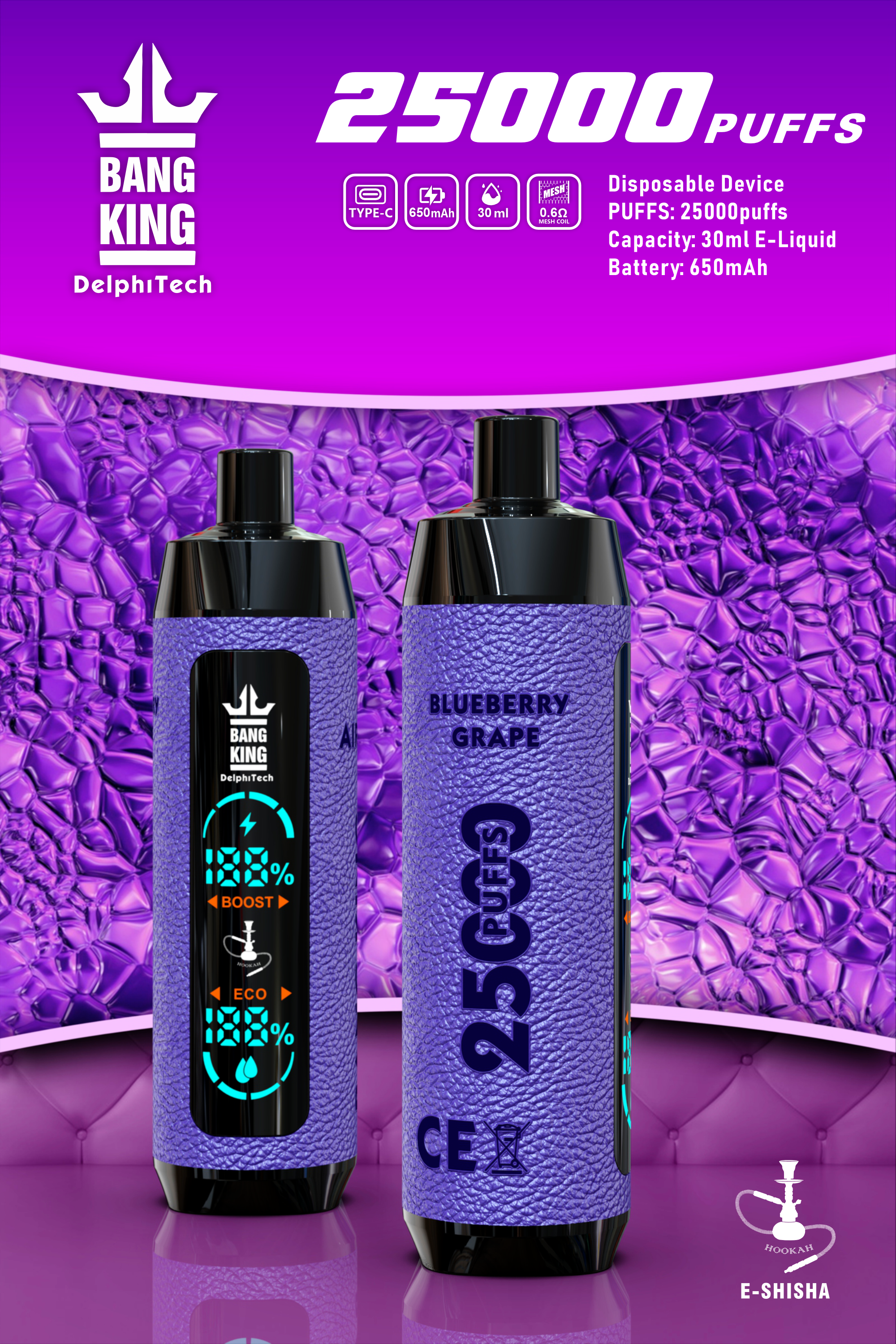 Bang King 25000 Puffs Disposable Vape