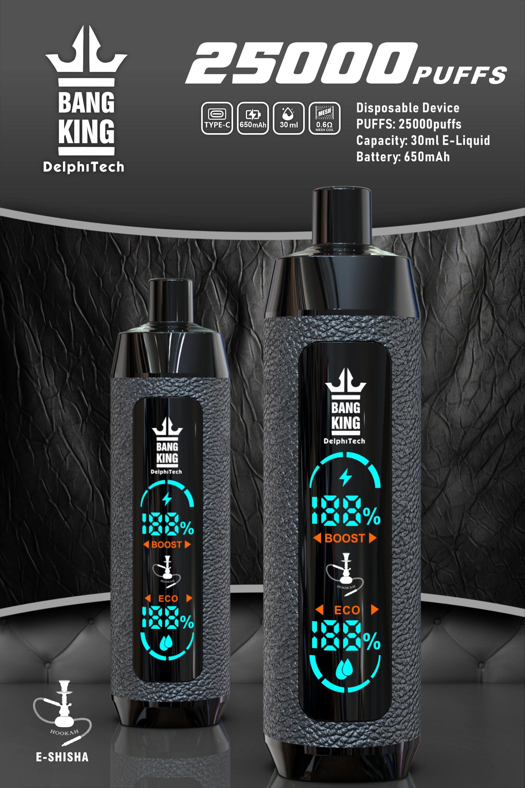 Bang King 25000 Puffs Disposable Vape