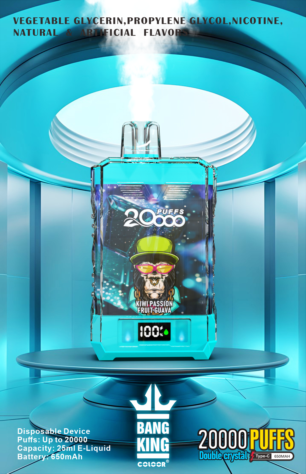 Bang King Crystal 20000 Puffs Disposable Vape 