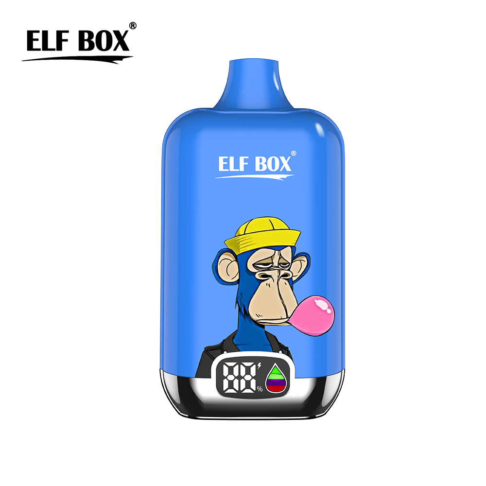 ELF BOX Digital Box 12000 12K Puffs 0% 2% 3% 5% Nicotine LED Display Disposable Vape-kamryvape