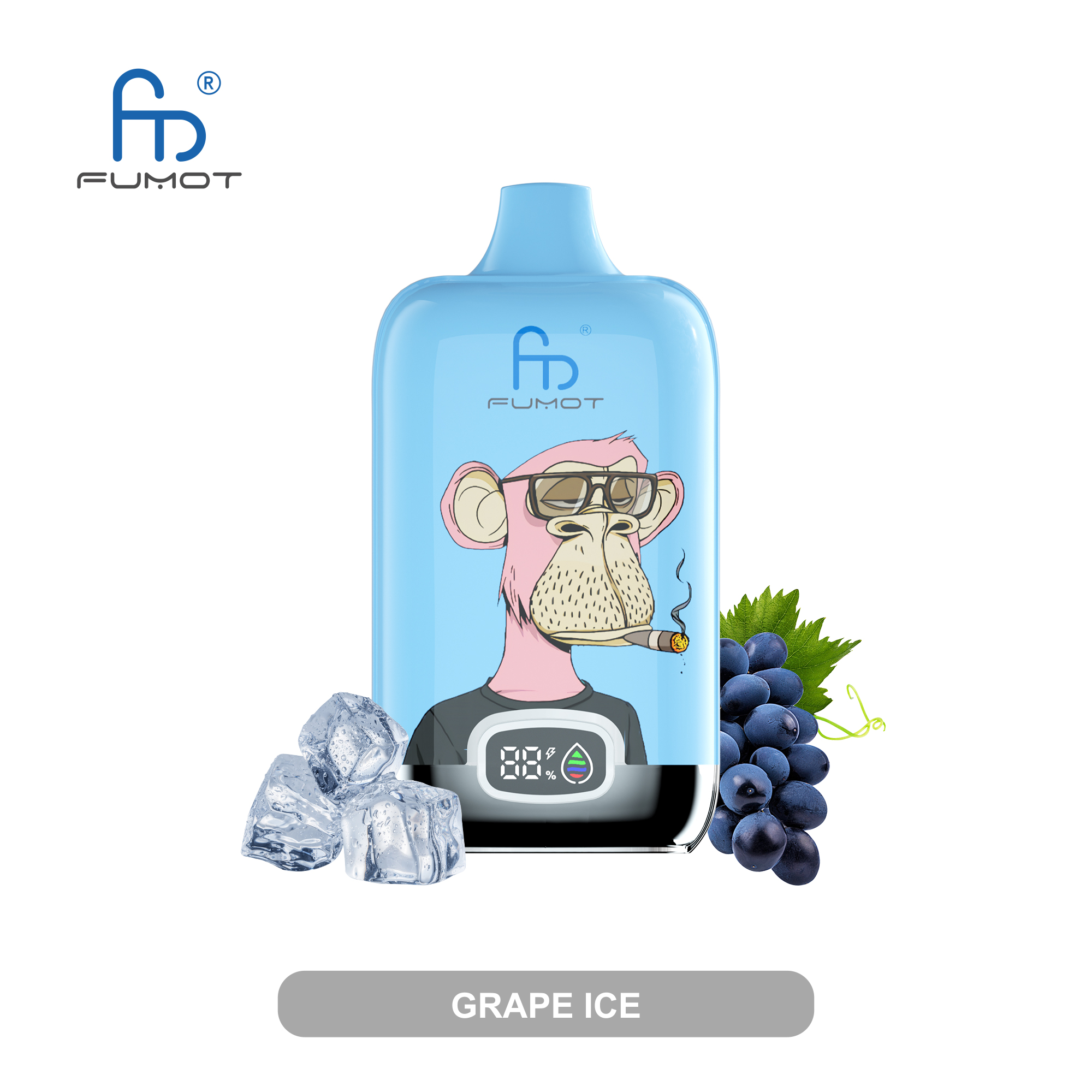 Fumot Digital Box 12000 Puffs Disposable Vape-Kamrytech