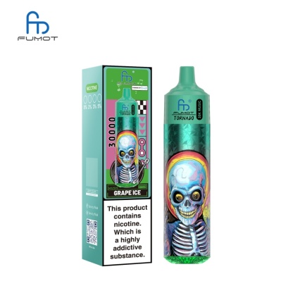 Fumot Tornado RandM 30000 30K Puffs Disposable Vape With Music Sync Lights 0 2 3 5% Nicotine-Kamrytech