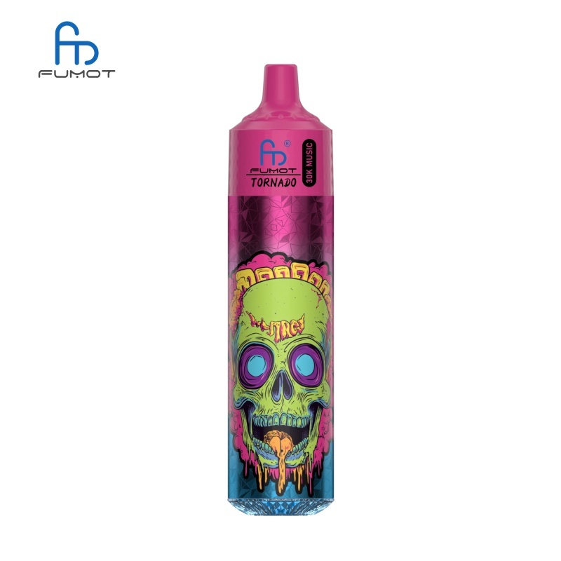 Fumot Tornado RandM 30000 30K Puffs Disposable Vape With Music Sync Lights 0 2 3 5% Nicotine-Kamrytech