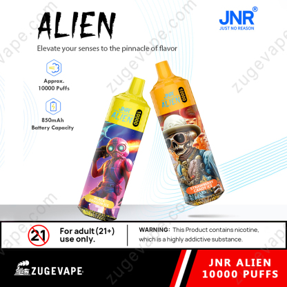 JNR Alien 10000 Puffs Tornado 10k Disposable Vape-Kamrytech