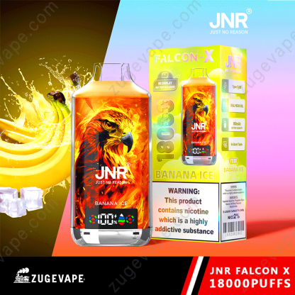 JNR Falcon-X 18000 Puffs Genuine 18K Disposable Vape – Available Individually and Wholesale-Kamrytech