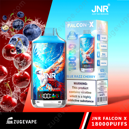 JNR Falcon-X 18000 Puffs Genuine 18K Disposable Vape – Available Individually and Wholesale-Kamrytech