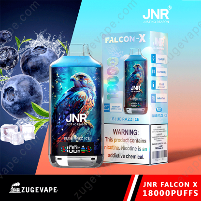 JNR Falcon-X 18000 Puffs Genuine 18K Disposable Vape – Available Individually and Wholesale-Kamrytech