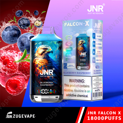 JNR Falcon-X 18000 Puffs Genuine 18K Disposable Vape – Available Individually and Wholesale-Kamrytech