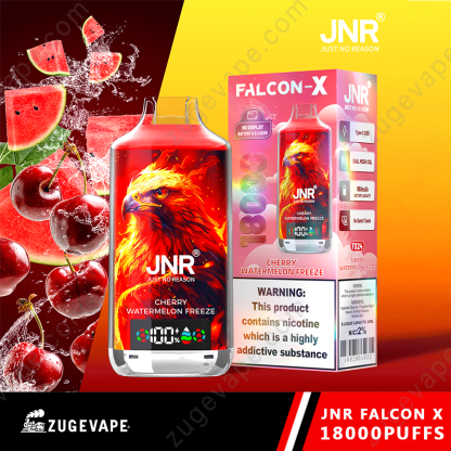 JNR Falcon-X 18000 Puffs Genuine 18K Disposable Vape – Available Individually and Wholesale-Kamrytech