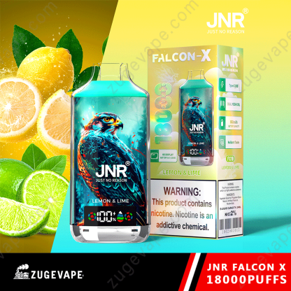JNR Falcon-X 18000 Puffs Genuine 18K Disposable Vape – Available Individually and Wholesale-Kamrytech