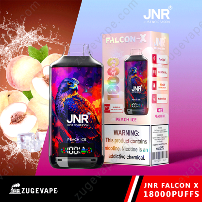 JNR Falcon-X 18000 Puffs Genuine 18K Disposable Vape – Available Individually and Wholesale-Kamrytech