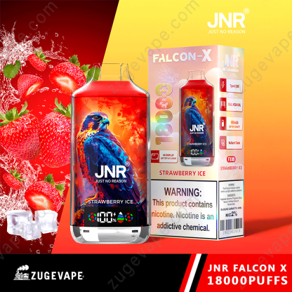 JNR Falcon-X 18000 Puffs Genuine 18K Disposable Vape – Available Individually and Wholesale-Kamrytech