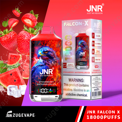 JNR Falcon-X 18000 Puffs Genuine 18K Disposable Vape – Available Individually and Wholesale-Kamrytech