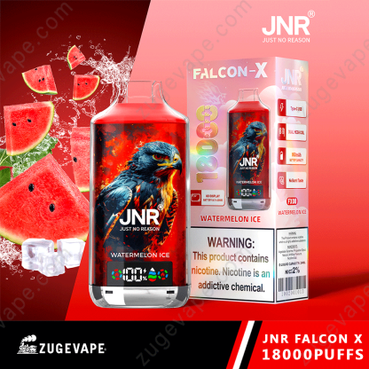 JNR Falcon-X 18000 Puffs Genuine 18K Disposable Vape – Available Individually and Wholesale-Kamrytech